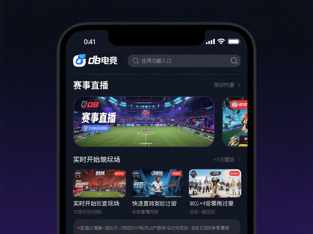 如何轻松使用DB电竞软件赛事直播功能解析 使用db电竞软件的赛事直播功能,首先需要找到正确的